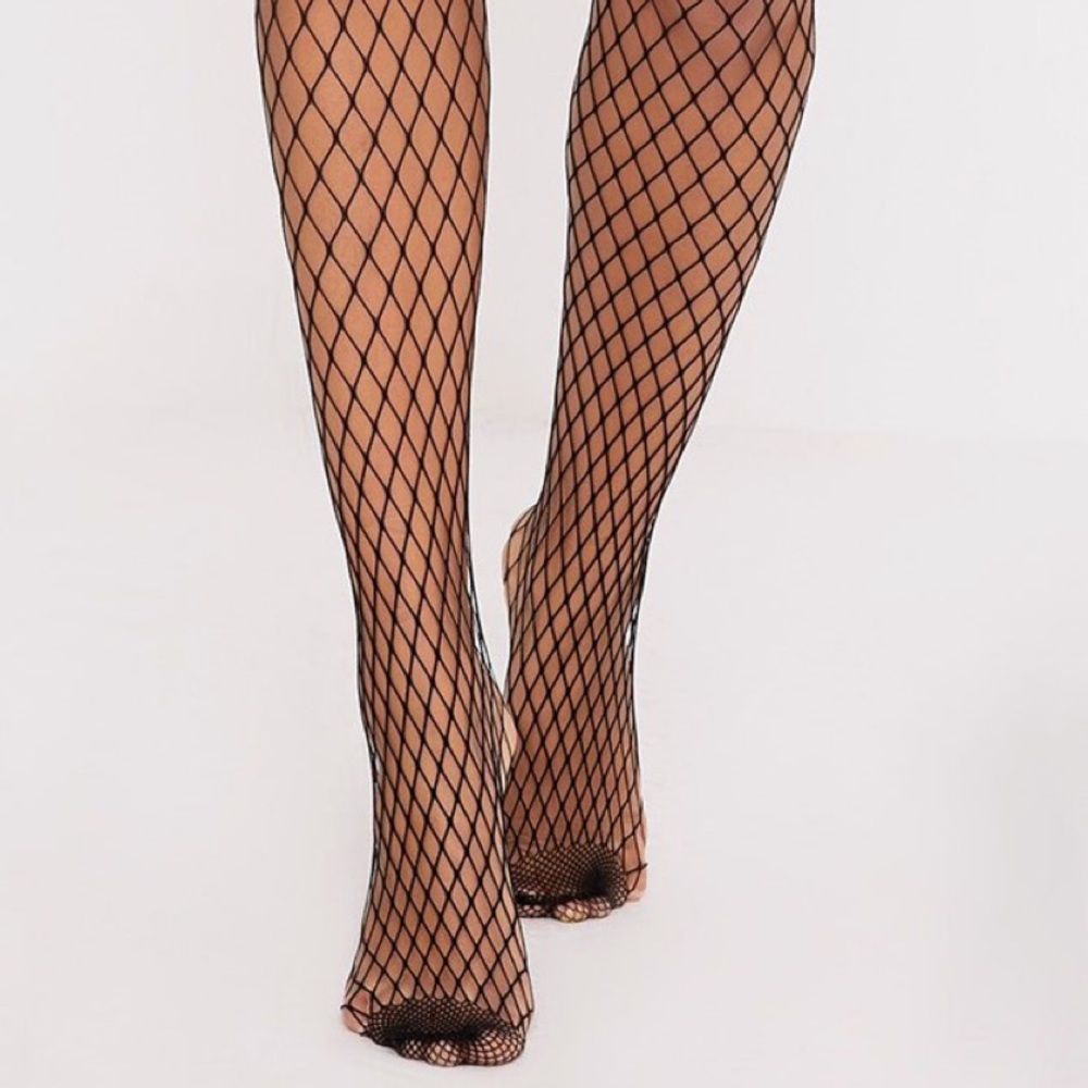 Black Fish net tights